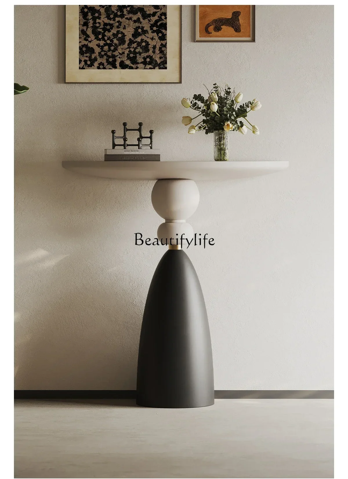 

yj5Cream wind porch shelf art extremely narrow porch cabinet light luxury high sense