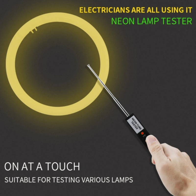 Tube Tester Handheld TL-lampen Tester Detector Werkt op batterijen