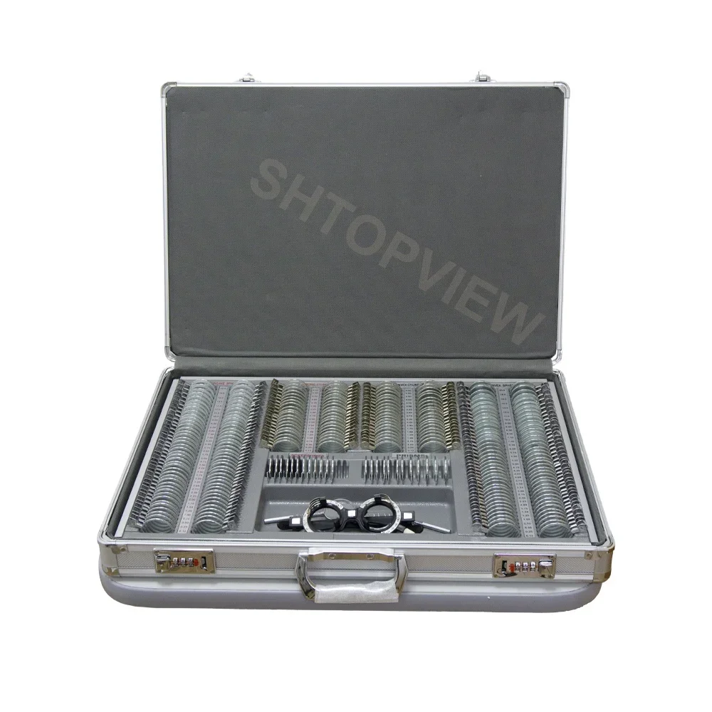 SHTOPVIEW 266 pcs optometry box set trial optical lens 266JS B