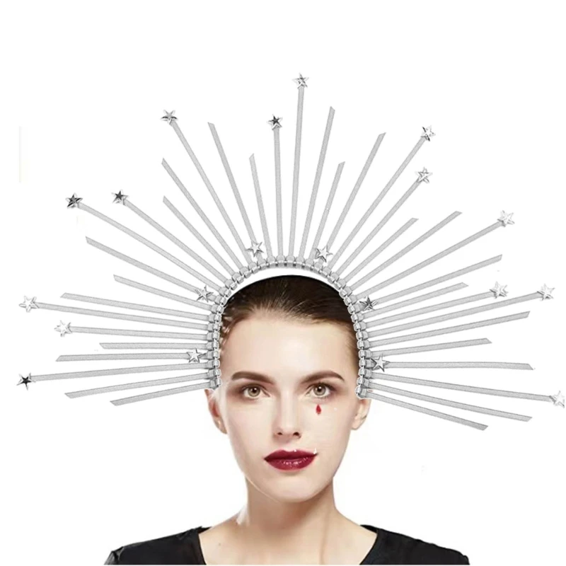 Women Head Jewelry Stylish Sun Headband Fashionable Headpiece Elegant Headpiece