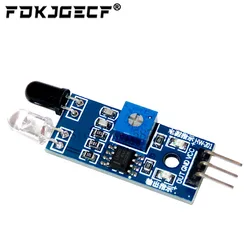 IR Infrared Obstacle Avoidance Sensor Module for Arduino Smart Car Robot 3-Wire Reflective Photoelectric