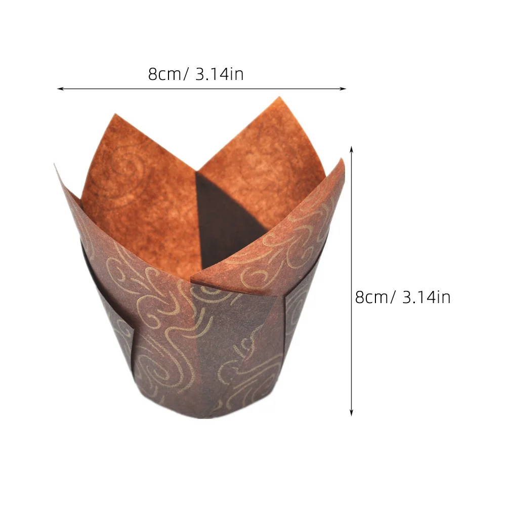 

150Pcs Disposable Cupcake Liners Paper Household Wrappers Decorative Baking Cups Party Baking Supplies Cupcake Liners