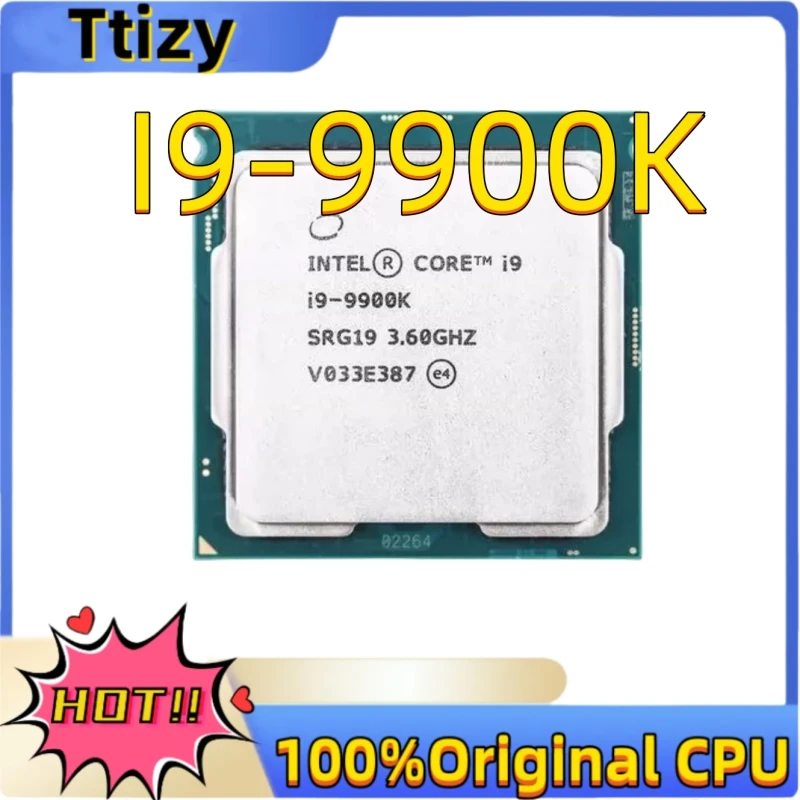 Core i9-9900K CPU for Z390 motherboard, new 9th generation CPU, LGA1151, 3.6GHz, 16MB, 95W, 8-core, 14nm