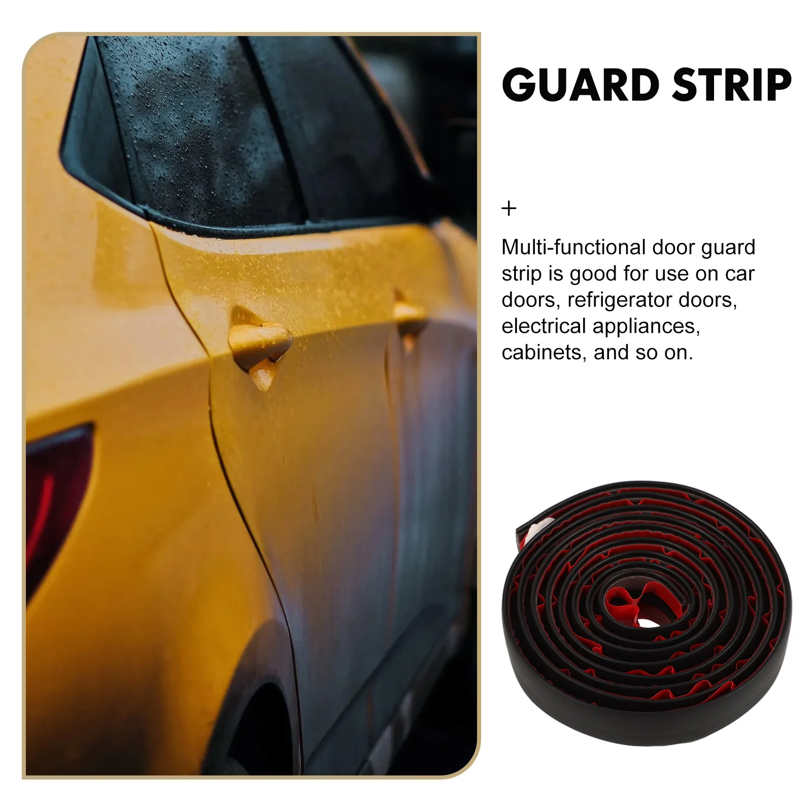 

Car Door Protector 14mm T-Shaped Sealing Strip Sound Insulation Decorative Waterproof Dustproof Edge Guard for Vehicles Trucks