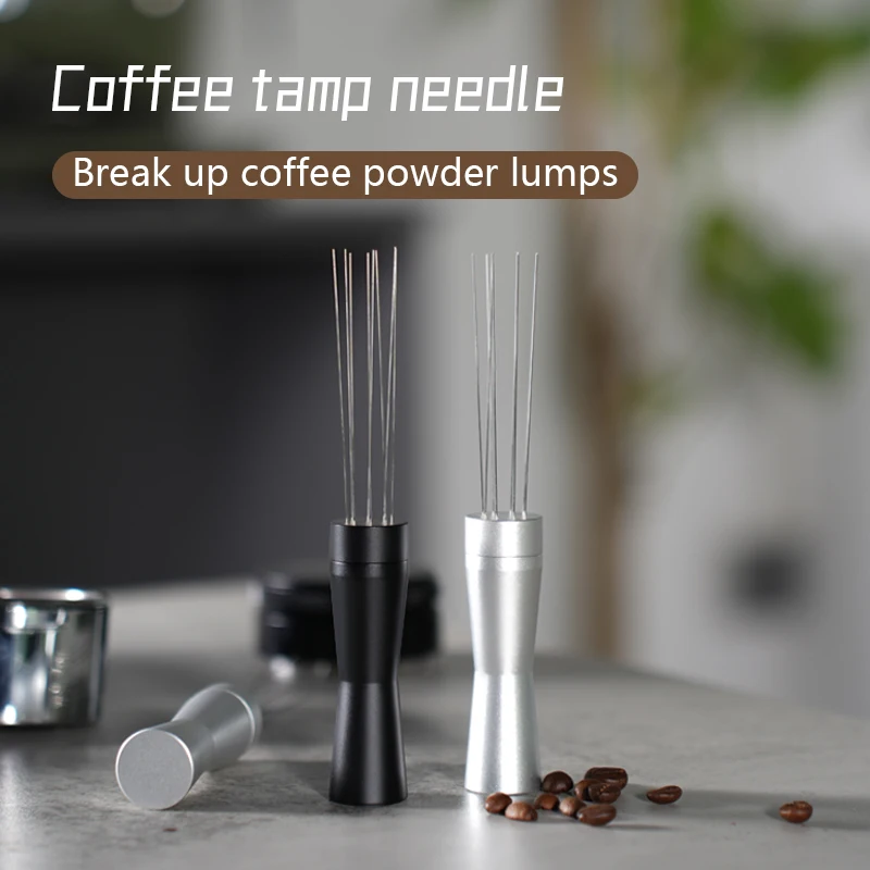 

Темпер для кофе, иглы из нержавеющей стали, мешалка для порошка эспрессо, распределитель, выравниватель, инструменты WDT, аксессуары для кафе, аксессуары для бариста