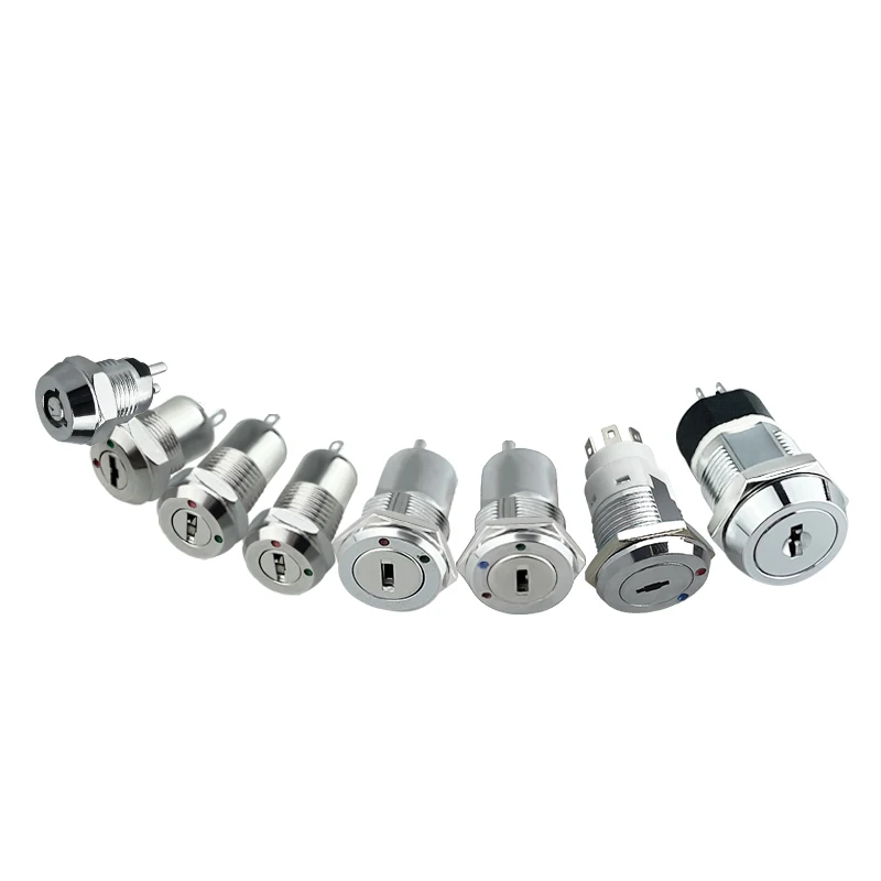 19MM Power Electronic Locks with Switch Key Single/Double Pull Sets of 5/10/20 (Models: 1201, 1203, 1204, 1601, 1901, and 1902)