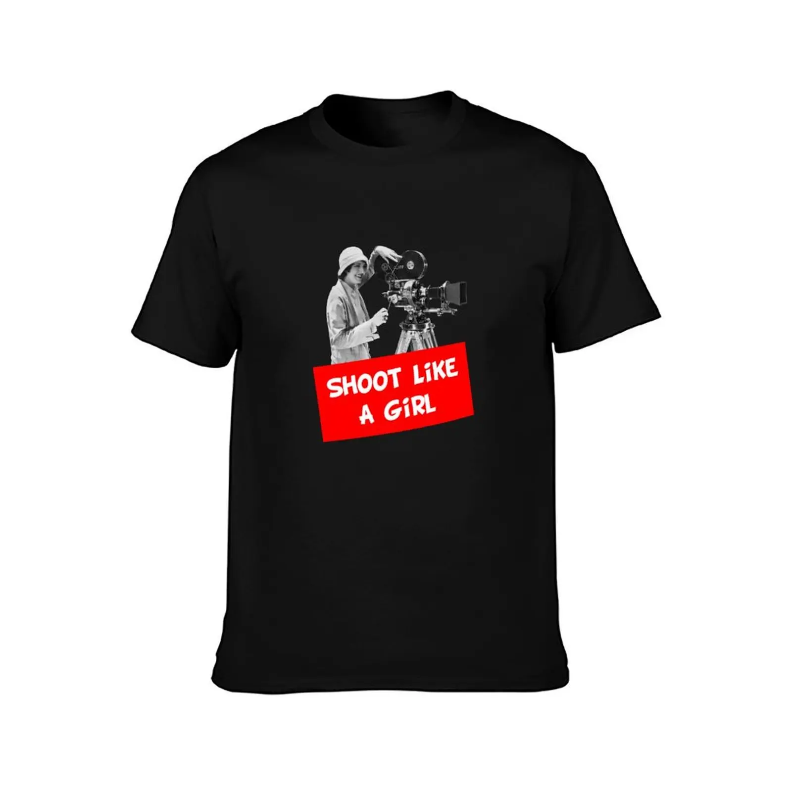 Shoot Like a Girl Filmmaker T-Shirt Sports Basic Short Sleeve T-Shirt