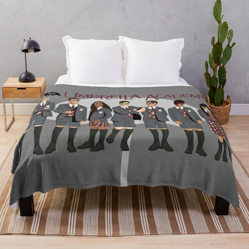 

The Umbrella Academy Group Throw Blanket Decorative Sofa fluffy Summer Beddings christmas gifts Blankets