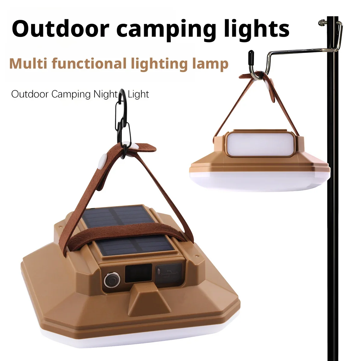 

Открытый фонарь для кемпинга, сильный свет, атмосферный светильник, ремонт, портативная подвесная палатка, дикий наземный светильник для кемпинга