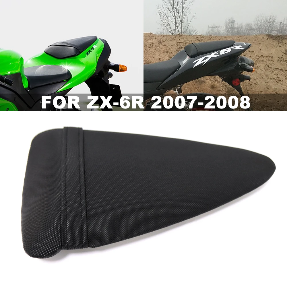 

Motorcycle ZX-6R Seat Cover Cushion Pad Rear Pillion For Kawasaki ZX 6R 636 ZX636 2007 2008 ZX6R Accessories