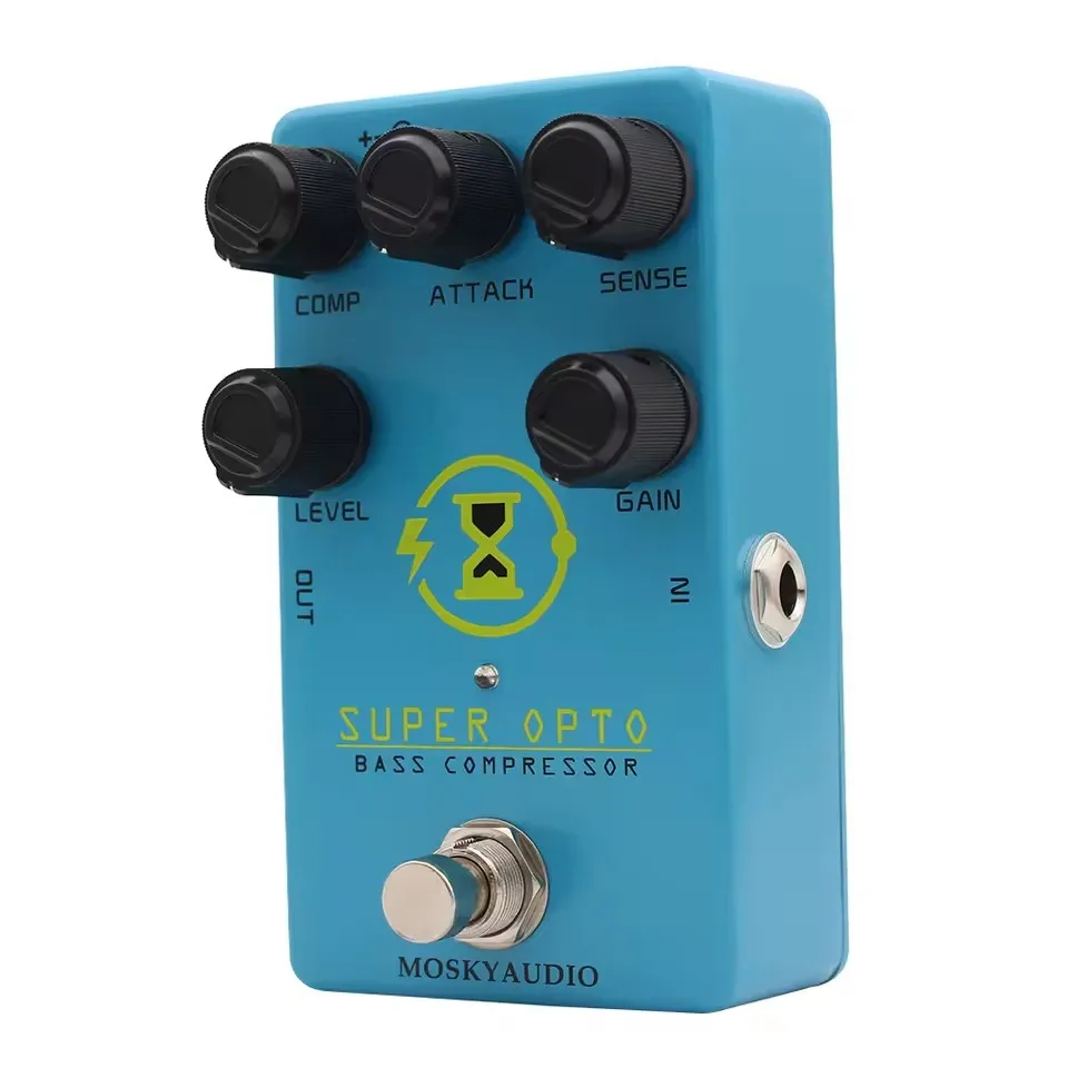 Mosky Super OPTO Bass Optical Compressor for Electric Bass True Bypass
