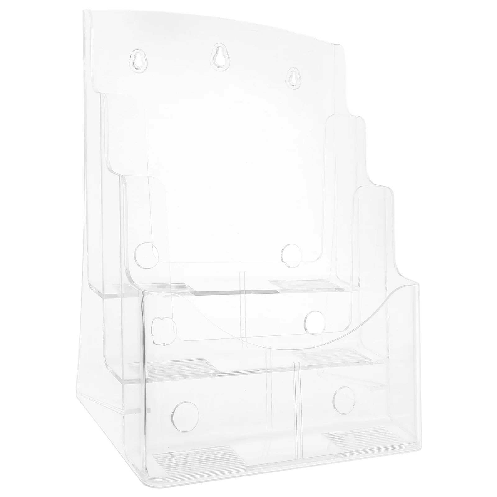 

Data Display Stand Brochures Holder Clear Paper Card Organizer Book Acrylic Stands for