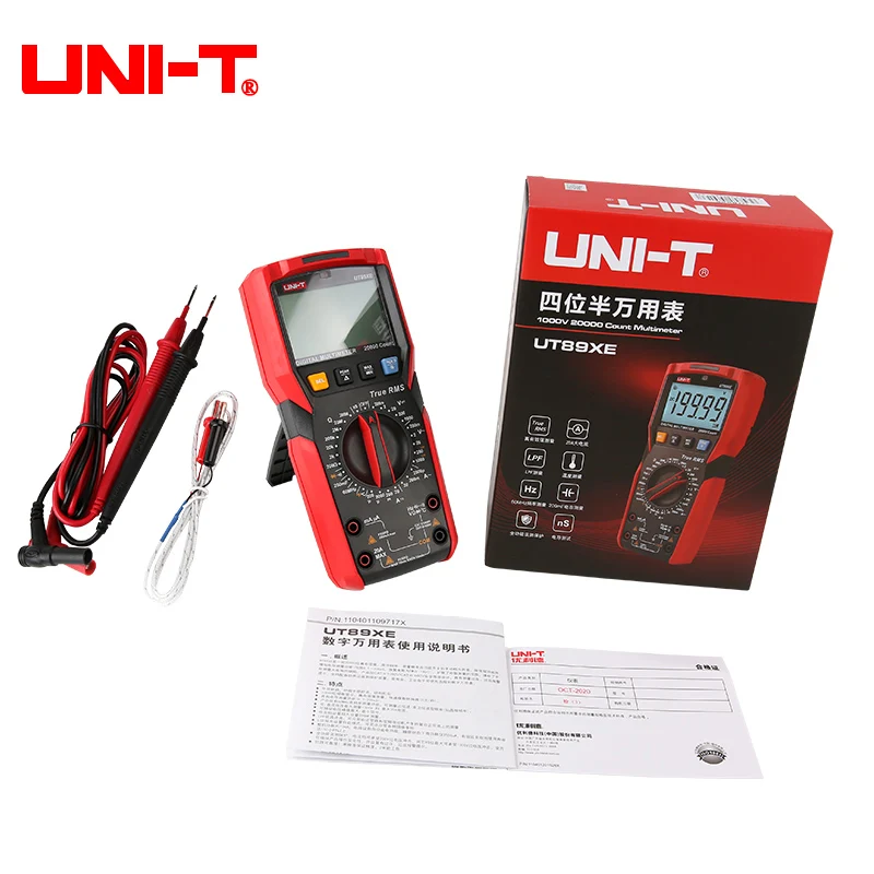 UNI-T UT89X UT89XD Professional Digital Multimeter True RMS NCV 20A Current AC DC Voltmeter Capacitance Resistance Tester