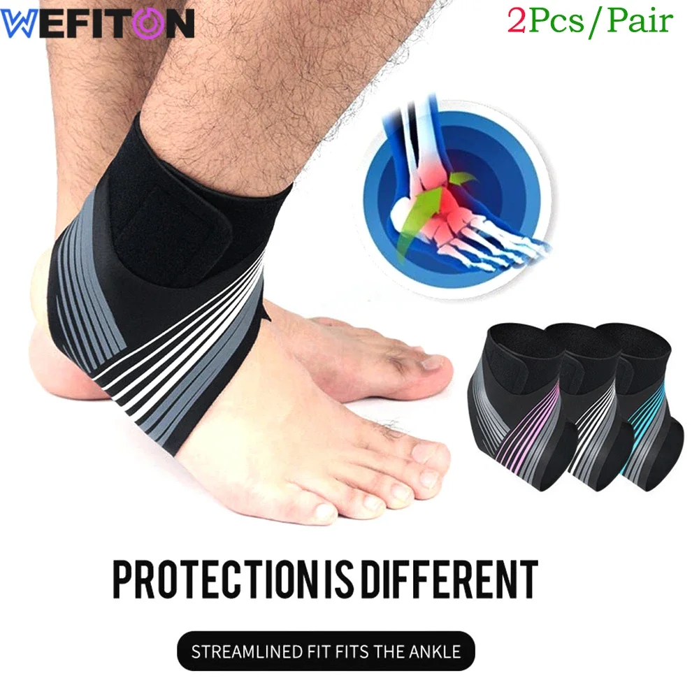 

1 пара подтяжек для лодыжки для мужчин и женщин-регулируемые компрессионные подтяжки для голеностопа, ремешок для спорта, подошвенного фасциита, восстановления травм