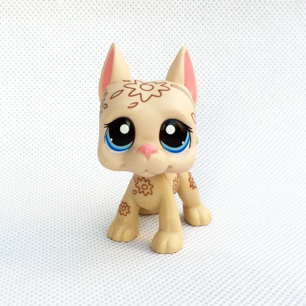 Raro animal de estimação original littlest pet shop Bobble head toy great dane cães # 577 # 750 # 1493 # 184 coleção de presentes brinquedo antigo original lps