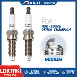 2-8PCS Automobile Iridium Spark Plugs Torch LDK7RKI/OE209 Replace for Candles LZKR8B-DE CHERY E4G16-3707010AB SQRE4G16 1.6T