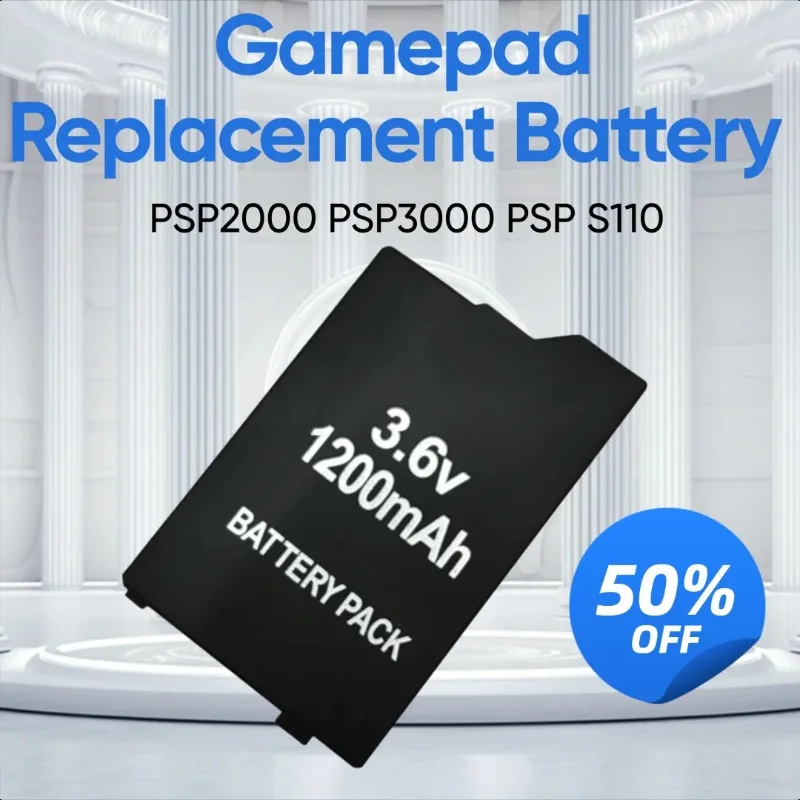 

1200mAh 3.6V for Sony PSP2000 PSP3000 PSP S110 Gamepad Replacement Battery