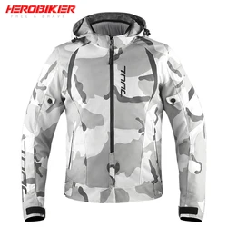 Men's Motorcycle Jacket Motorbike Coats Waterfroof Motorcyclist Jackets Biker Jacket Reflective Motocross Riding Clothes Man