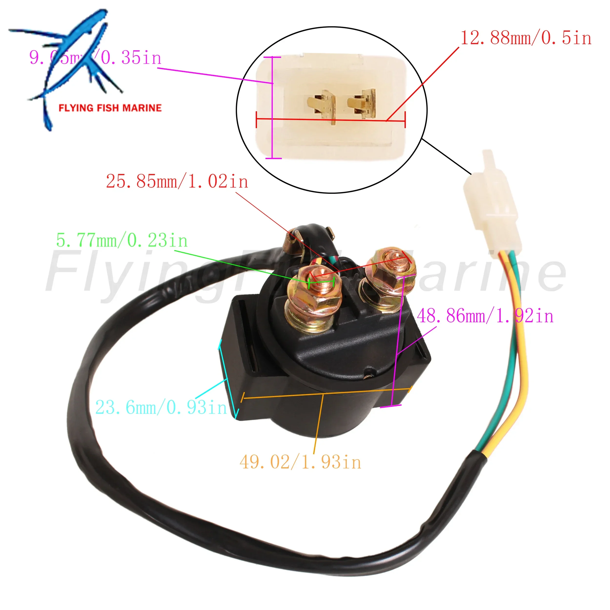 35850-286-007 35850-286-027 35850-286-017 35850-375-000 ATV Starter Solenoid Relay for Honda TRX250 TRX300 TRX300FW TRX400EX