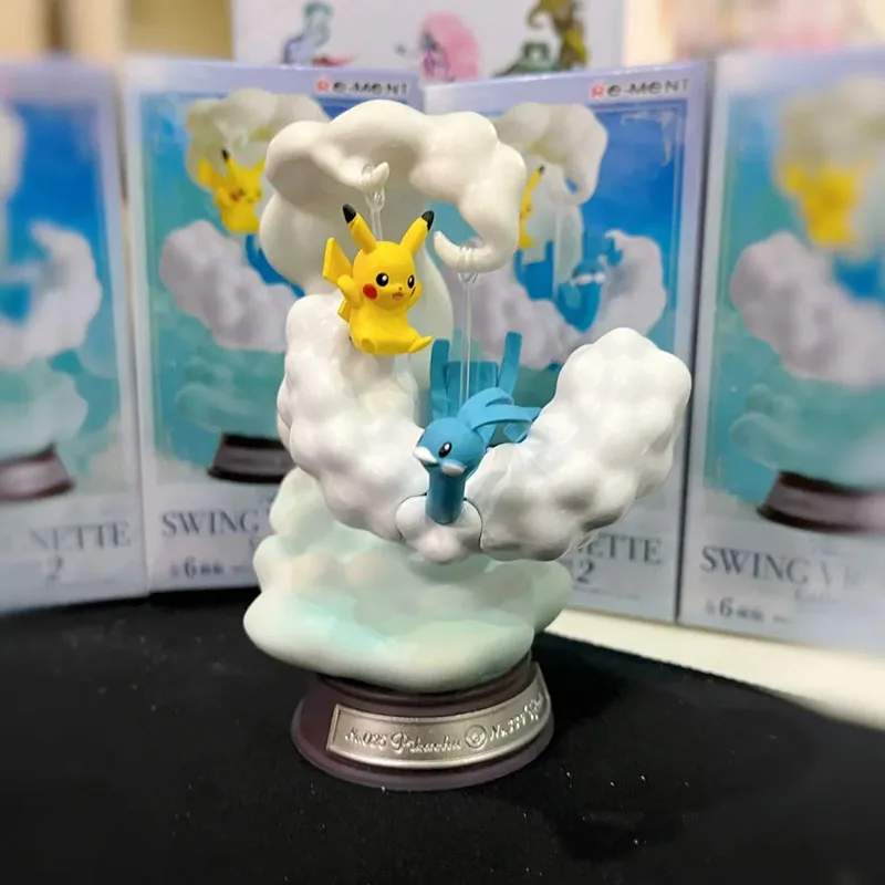 collezione-pokemon-swing-vignette-2-rement-mini-diorama-blind-box-figure-rayquaza-sylveon-bronzong-adorabile-decorazione-da-scrivania-oscillante