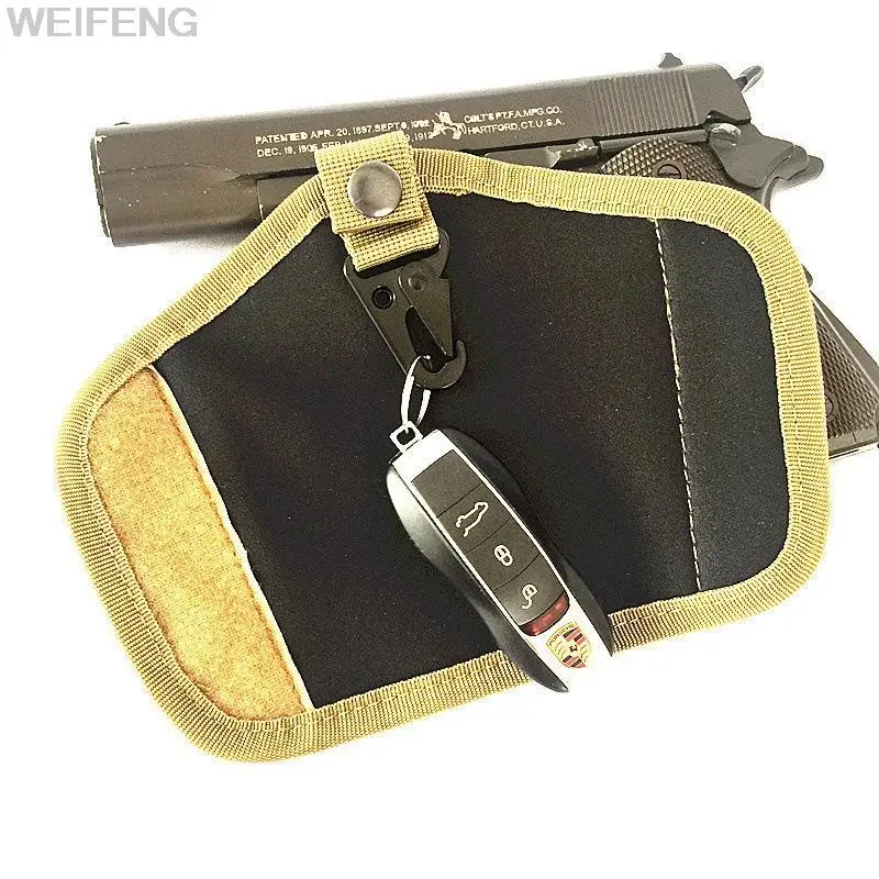 Outdoor Molle Pouch Belt Small Pocket Hunting Keychain Holder Case Waist Key Pack Bag  Tactical EDC Key Wallet