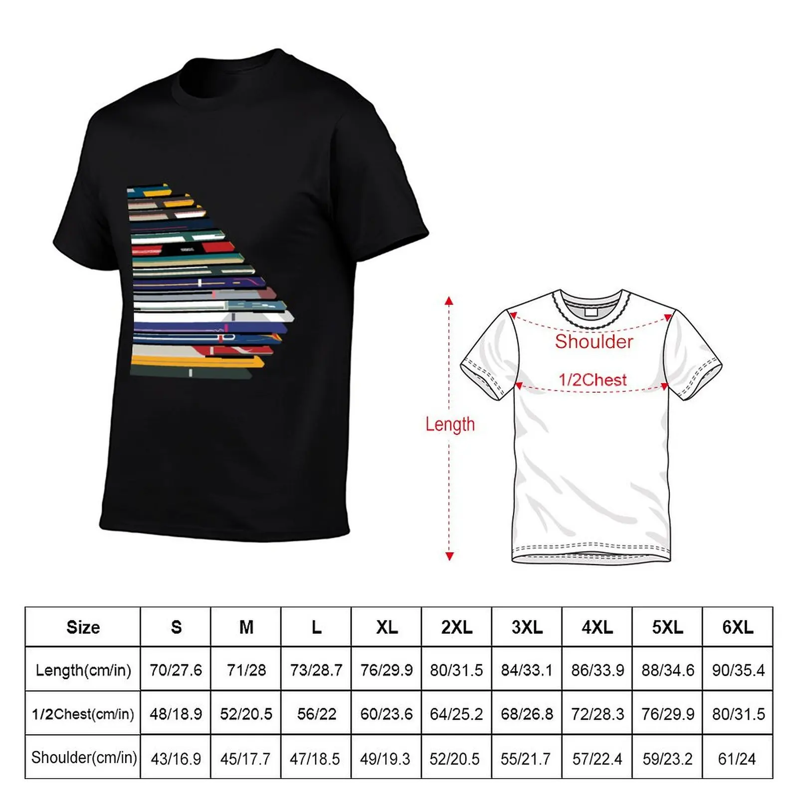 Intercity 125 outline in liveries T-Shirt Sporty Breathable Short Sleeve T-Shirt