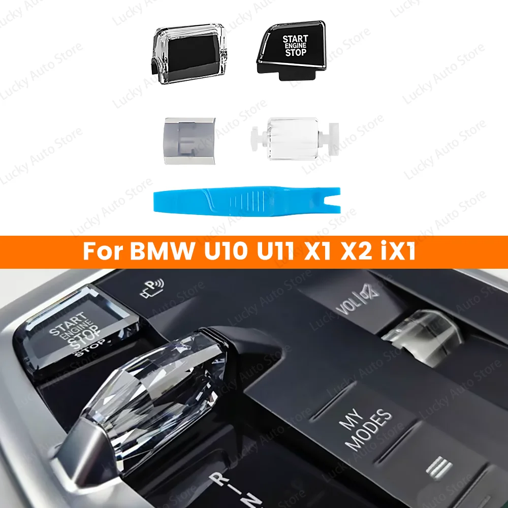 3-Piece Set With Paddle Shifters For Left-Hand Drive BMW x1 ix1 u1 u12 x2 ix2 u10 Car Crystal Style Lnterior Kit 2023-2025 Car