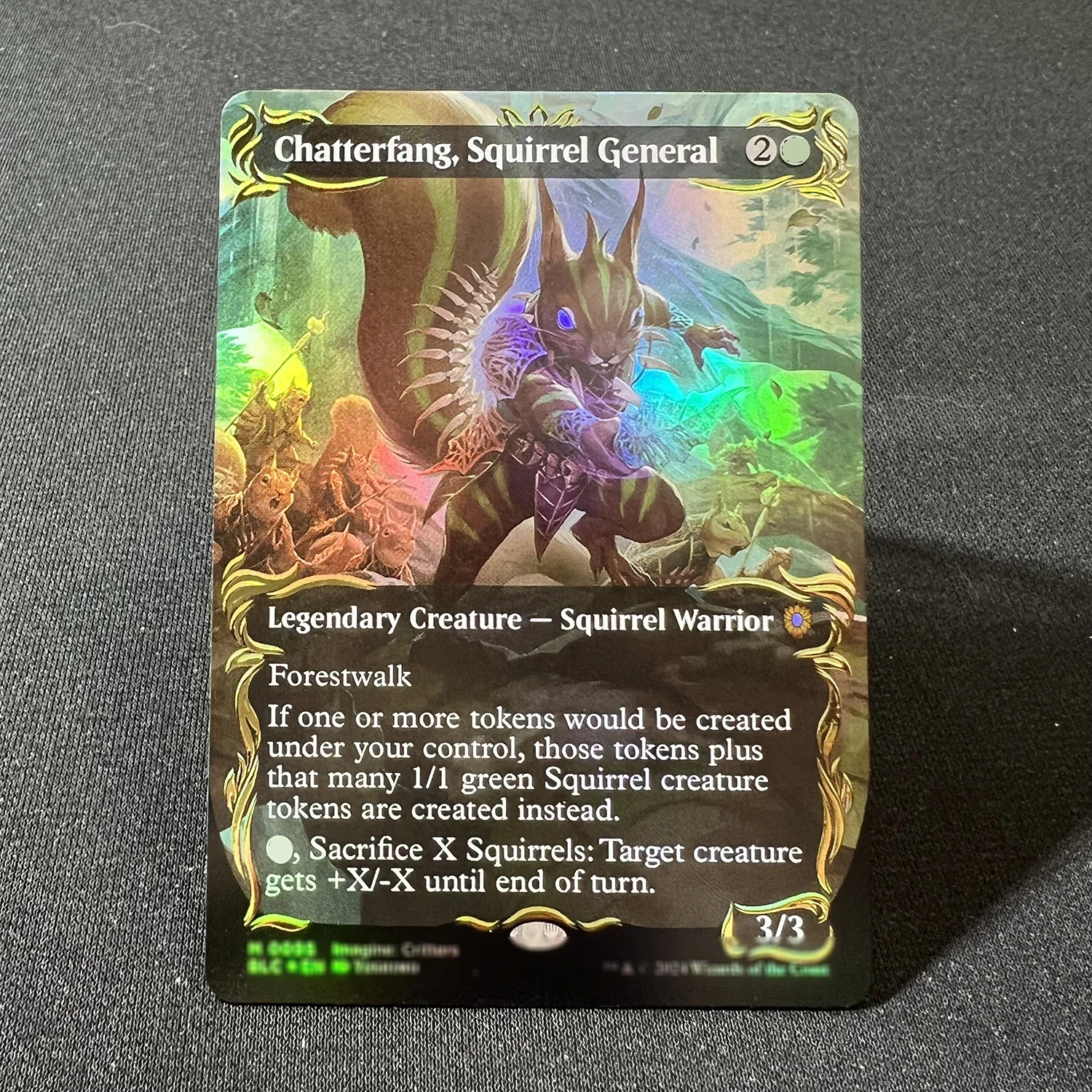 FOIL Raised Jace, the Mind Sculptor Bloomburrow Commander (BLC) JP Lumra, Bellow Ms. Bumbleflower Board Game Custom English Card