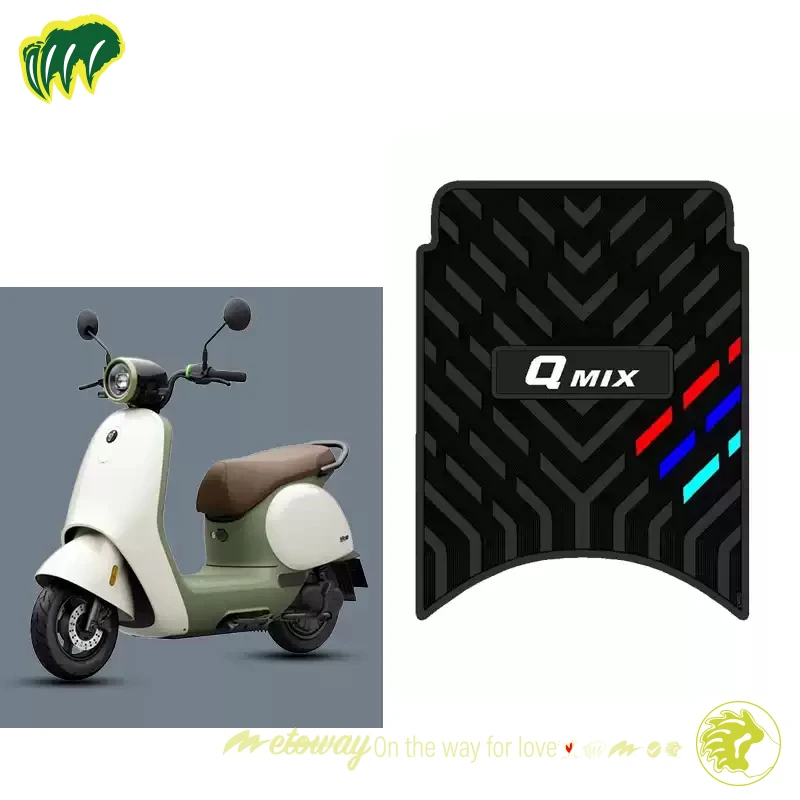 Для Ninebot E-Bike Q70c резиновая подставка для ног напольный коврик ковер мотоциклетные коврики педаль противоскользящая водонепроницаемая высокая посадка высокое качество