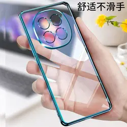 Case For Redmi Note 14 Pro 4G 5G POCO X7 Luxury Electroplating Transparent Soft Silicone Back Cover For Note14Pro Plus Funda