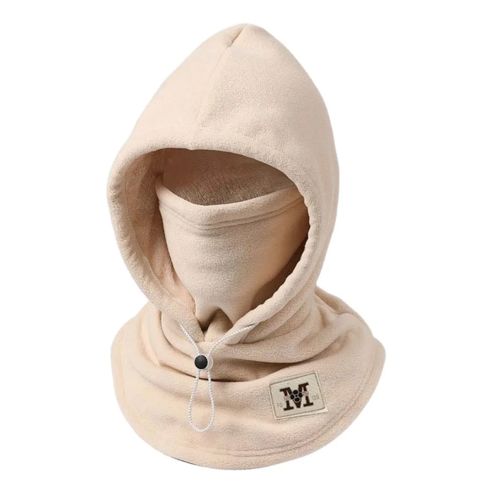 

Теплая флисовая балаклава с утяжкой, ветрозащитная маска, шапка-бини, защита ушей, утеплитель для шеи, шлем-шапка для активного отдыха