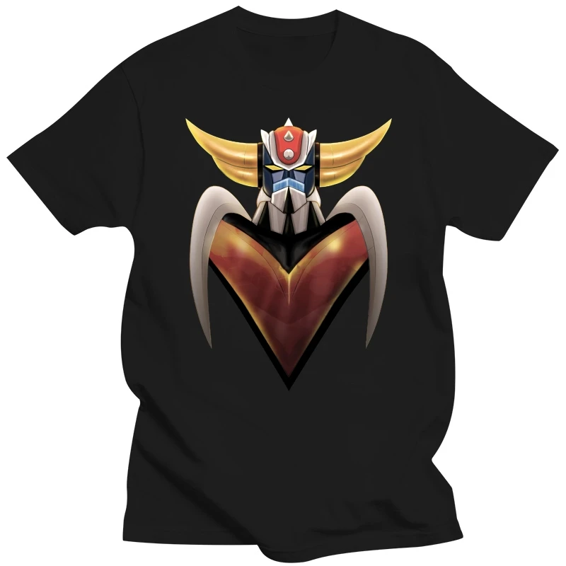 UFO Robot Goldrake Grendizer Anime Design Tshirt Vintage Grunge Men's Streetwear Tops Large 100% Cotton Crew Neck T Shirt