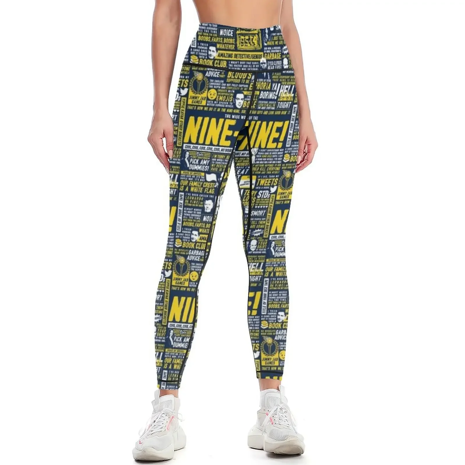 Wise Words of the Nine-Nine Leggings Women's sports gym's clothing Leginsy push up Womens Leggings