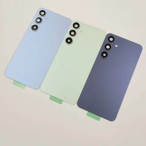 Корпус задней двери для Samsung S24 S921 S24 Plus S926, задняя стеклянная крышка батарейного отсека, запасные части для Galaxy S24Plus S24+ S24