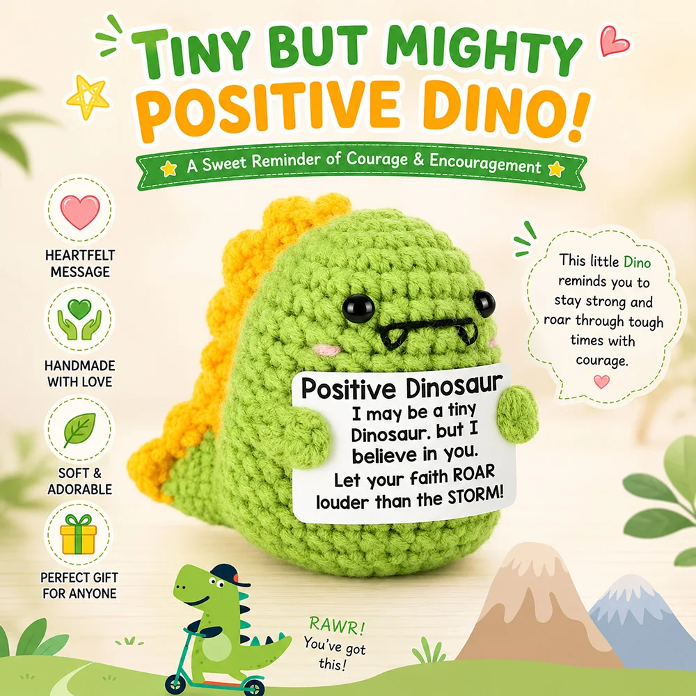 Positive Energie häkeln Puppe Taschenumarmung handgemachte gestrickte Plüsch Kartoffel Pflanze Avocado Biene Schildkröte Ente lustige emotionale Unterstützung Geschenk
