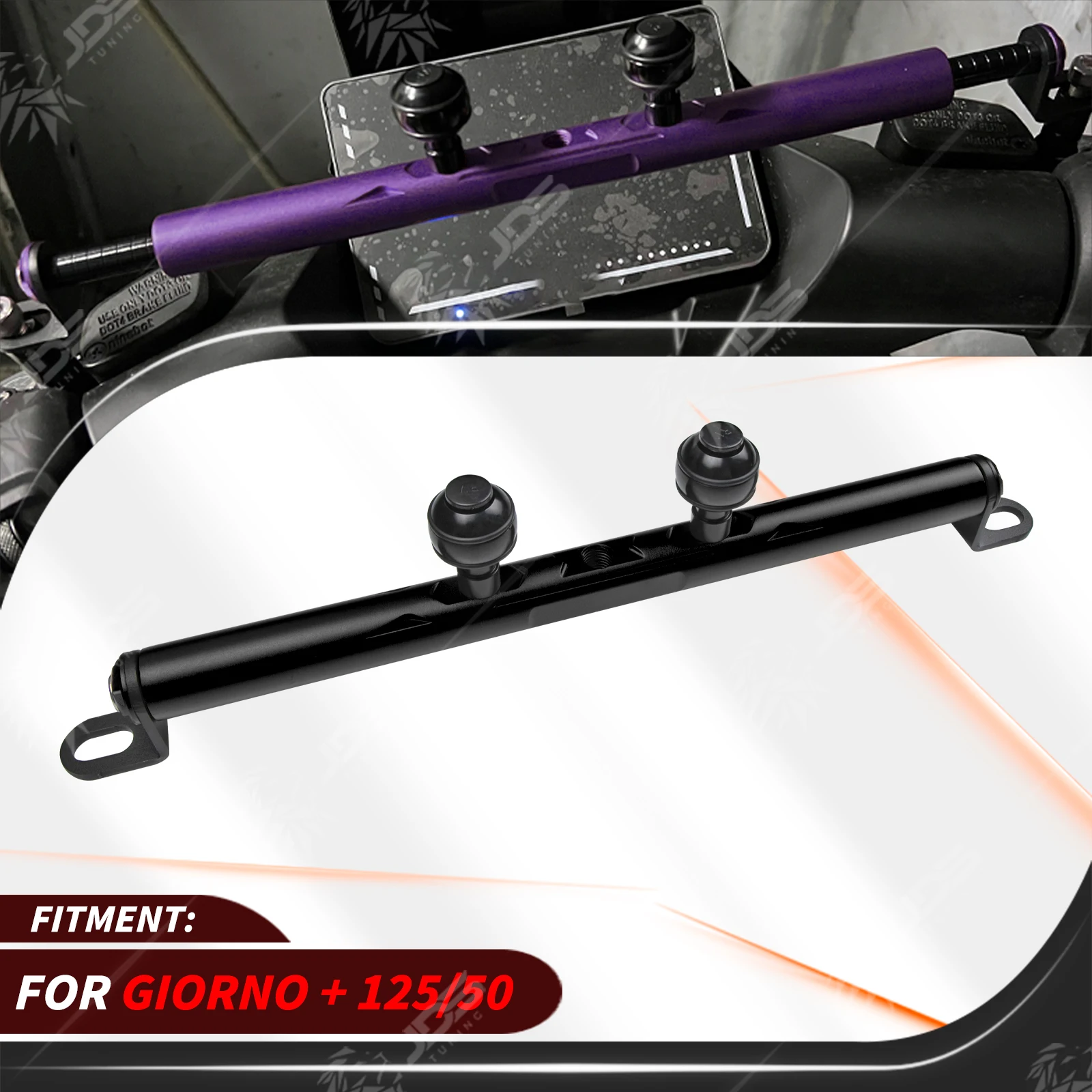 For HONDA GIORNO + 125/50 Crossbar Balance Beam Multifunction Bar Phone Holder Bracket Accessories Parts