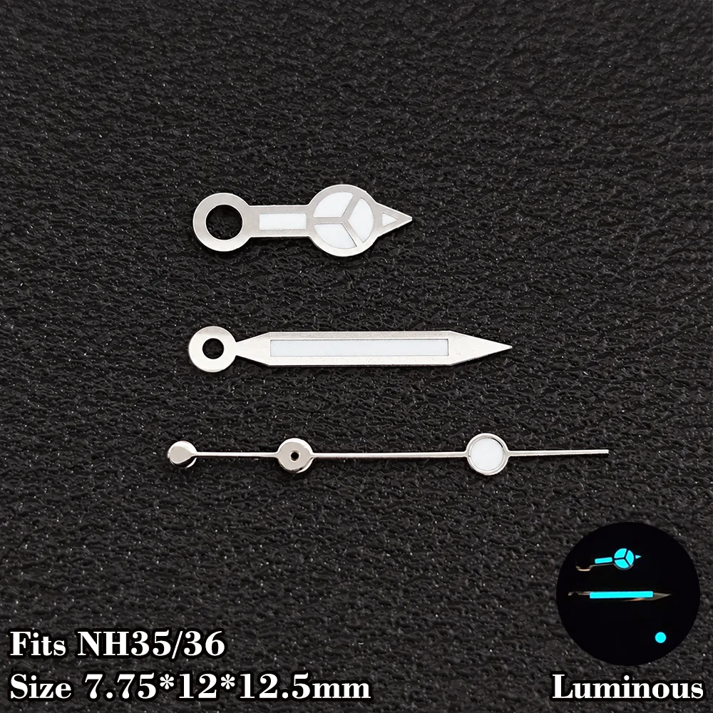 NH35 Hands Miyota 8215 Hands Eta 2824 Hands BGW9 Blue Luminous Hands For NH36 NH70 Movement Hands Miyota 8215 Pointers