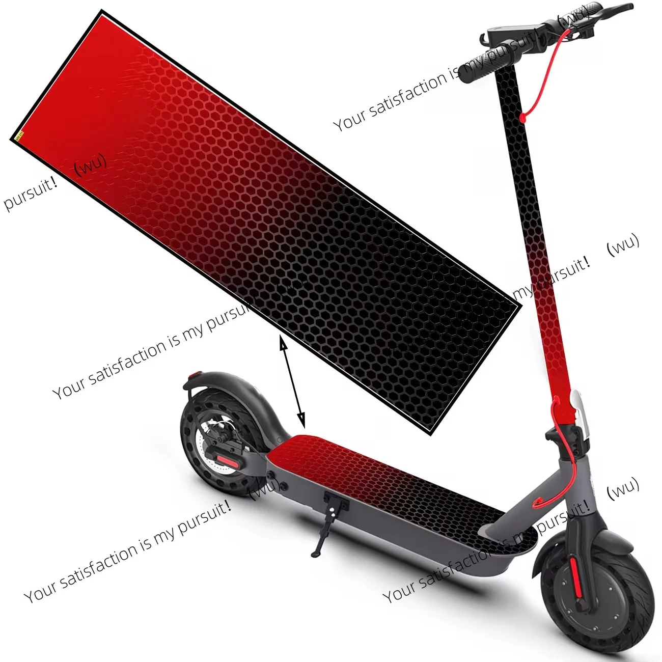 ZOCI-Outdoor scooter floor mats Thickened non-slip and rubbing floor mats are easy to clean
