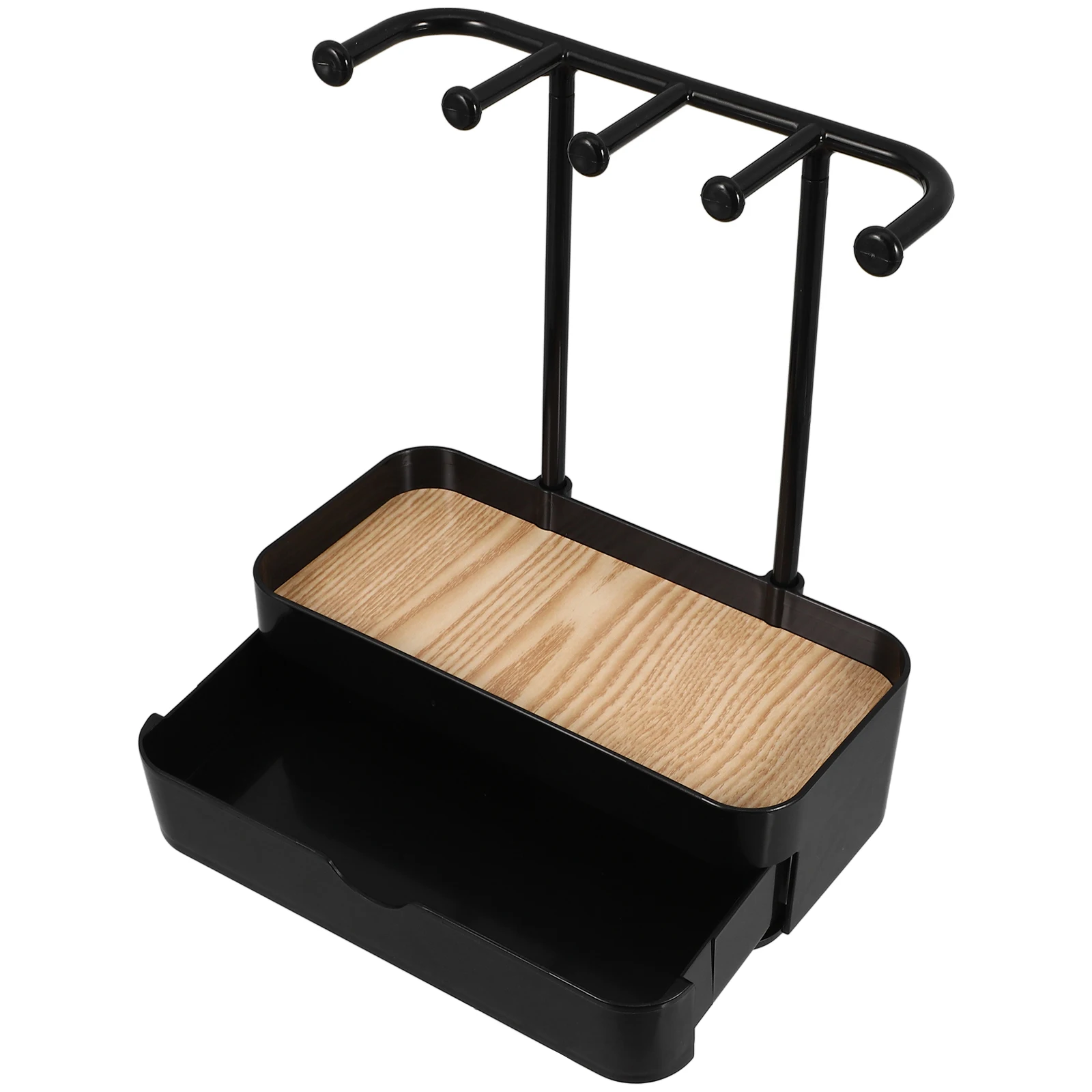 

Jewelry Display Rack Plastic Wood Storage Organization Display Bedroom Bathroom Retail Setting Jewelry Organizer Desktop