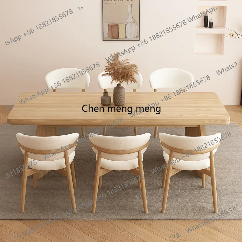 AB03   Modern Nordic Dining Table Camping Office Nigeria Newclassic Dining Table Serving Serving Entryway Wood Muebles Home Furn