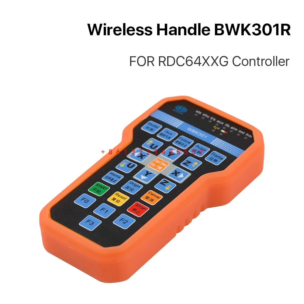 Ruida Wireless Operating Handle BWK301R BWK301T for RDC6442G RDC6442S RDC6432G CO2 Laser controller