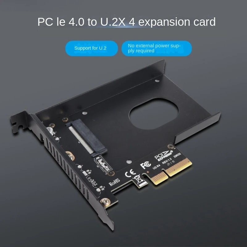 U2x4 Pcie 4.0 Adapter Card X4 U.2 Adapter Card SFF-8639 U.2 Computer Hardware Accessories PM983