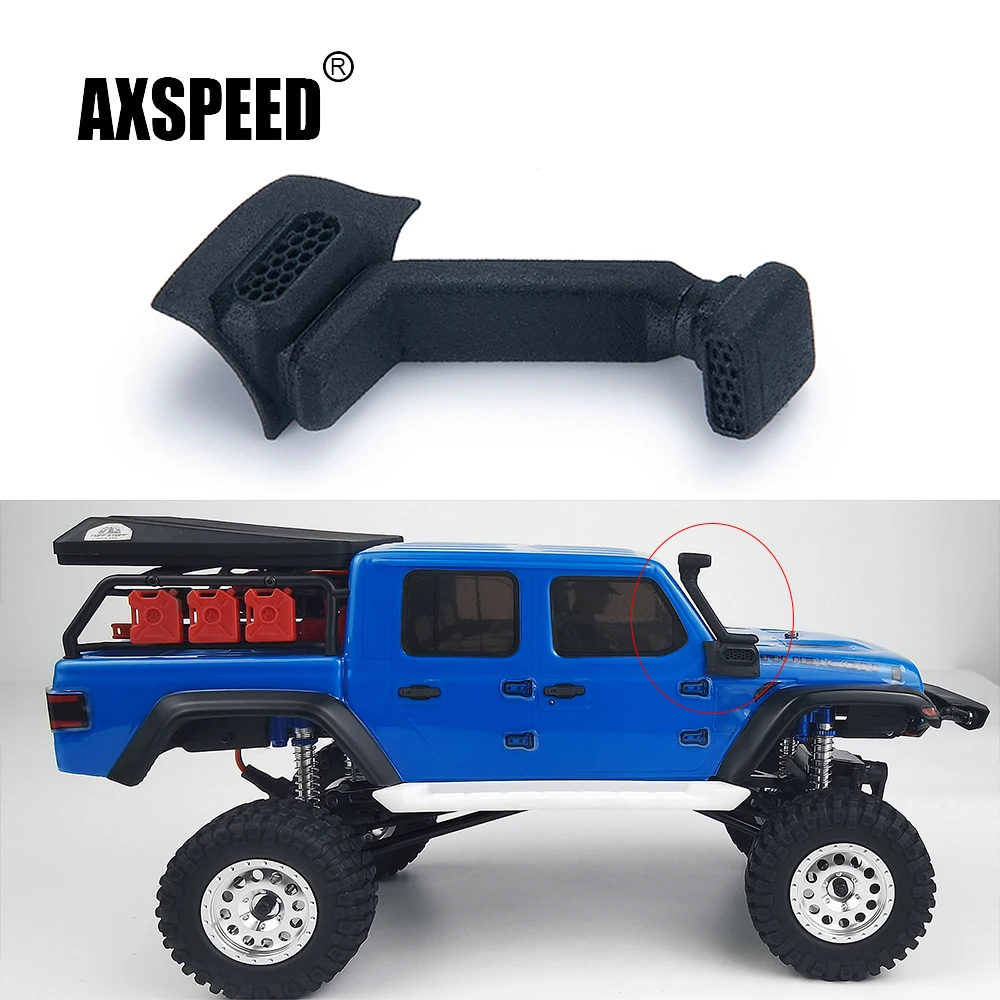 AXSPEED Simulation Safari Snorkel for Axial SCX24 AXI00005 Jeep Gladiator 1/24 RC Crawler Car Truck Upgrade Parts Accessories