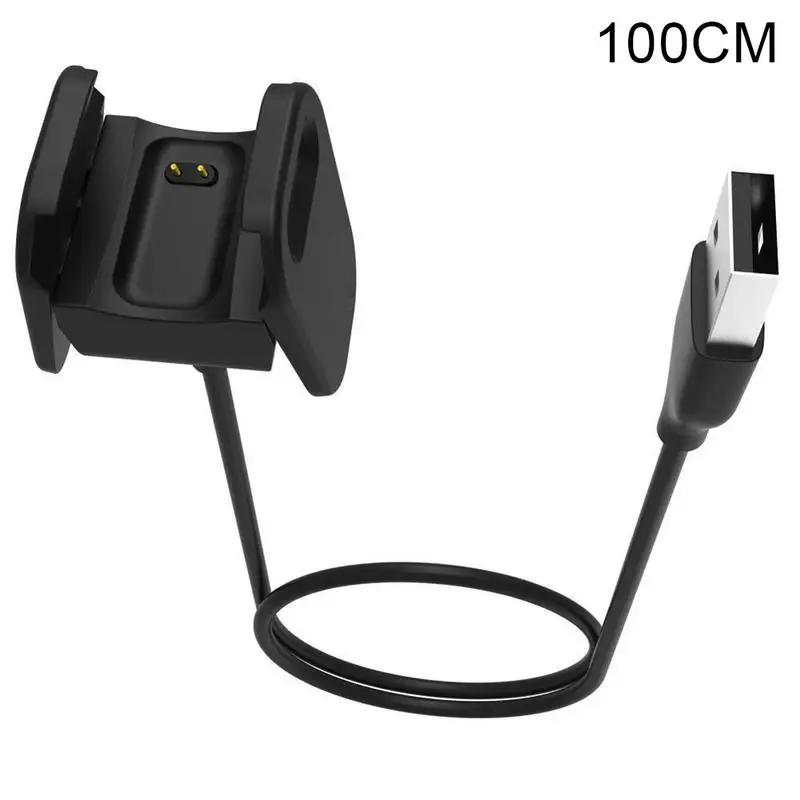 For Fitbit Charge 4 Charger USB Charging Cable Cord Clip Replacement 55CM/100CM Charger Cradle Dock For Fitbit Charge3 Parts