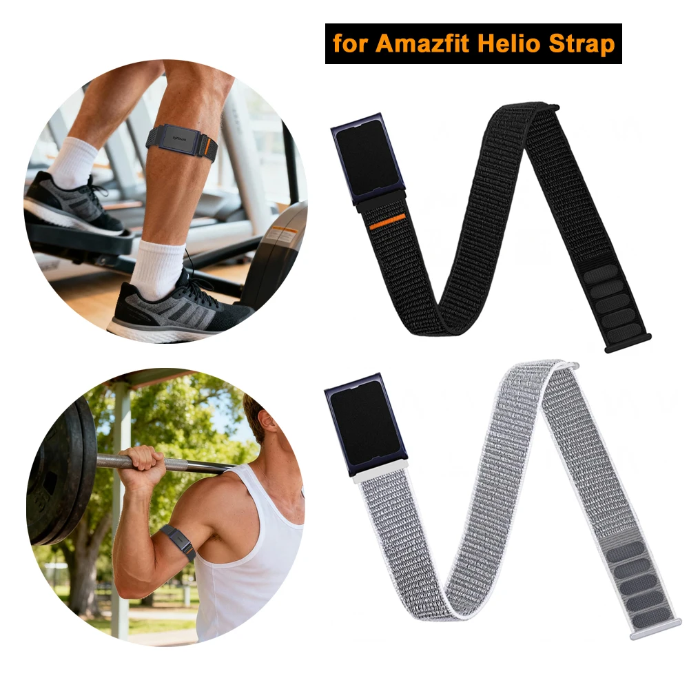 

22mm Nylon Ankle/Arm Band for Amazfit Helio Tracker Strap Replacement Elastic Band for Amazfit Helio Accessories