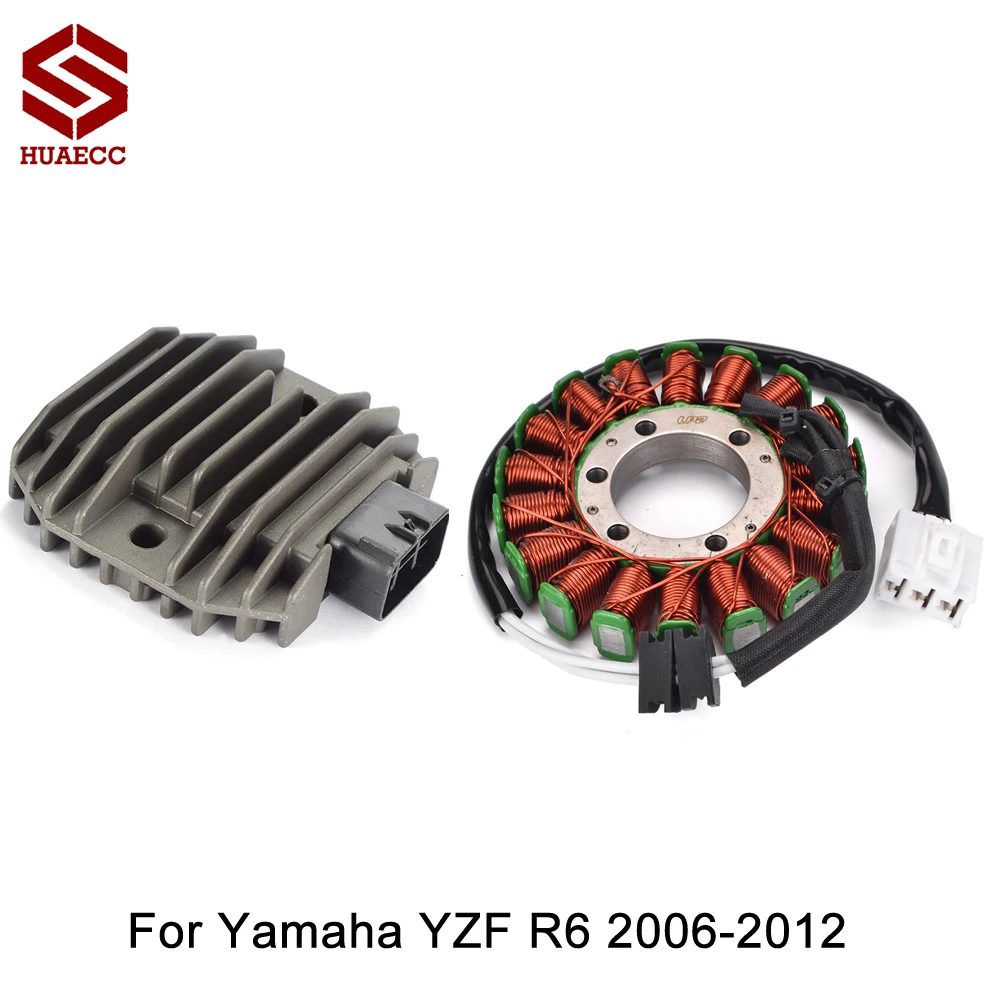 

Generator Stator Coil + Voltage Regulator Rectifier for Yamaha YZF R6 2006 2007 2008 2009 2010 2011 2012