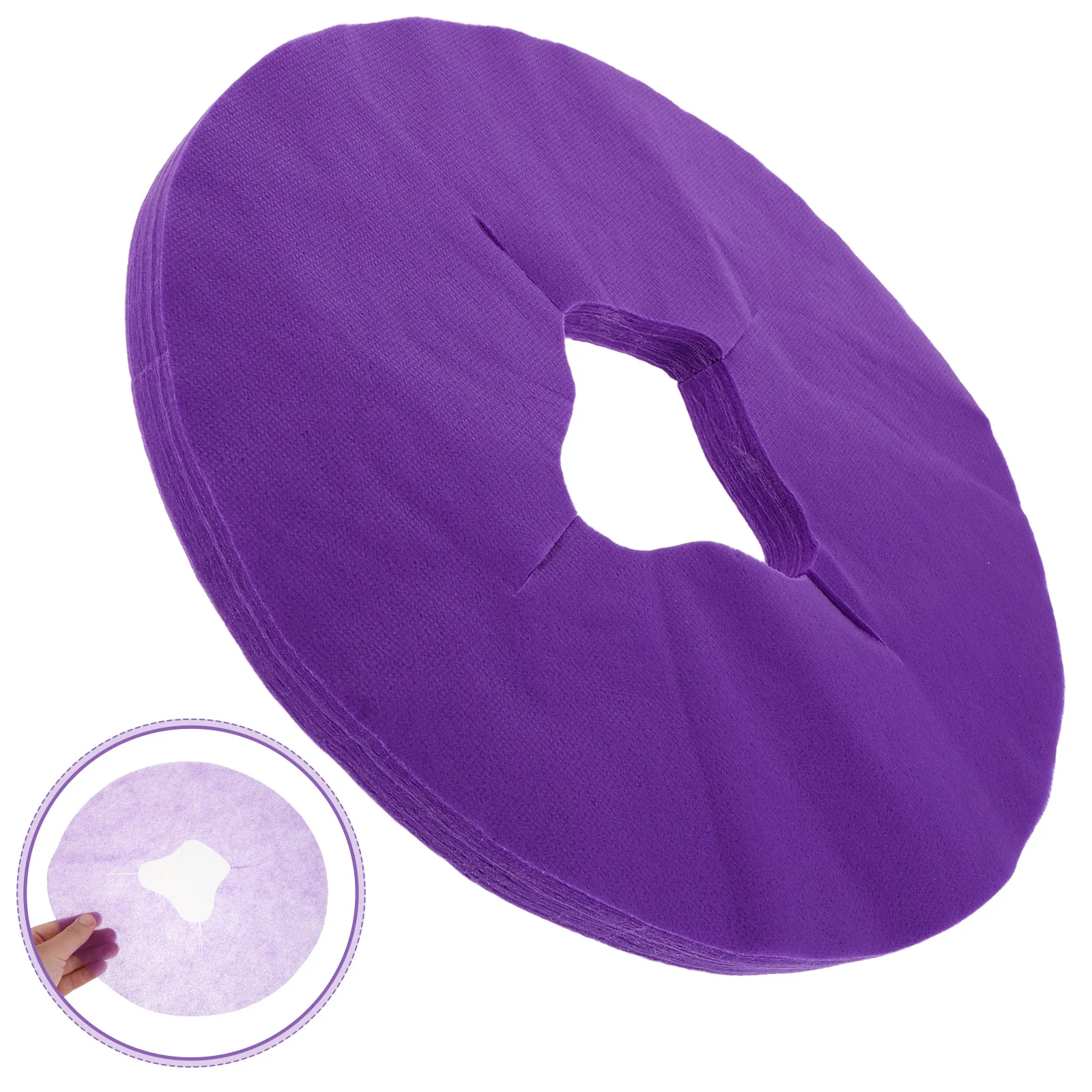 400 قطعة من ملاءات طاولة التدليك القابل للتصرف 11 بوصة فتحة الوجه غير المنسوجة غطاء سرير التجميل لصالون سبا النظافة الراحة خفيفة الوزن #1