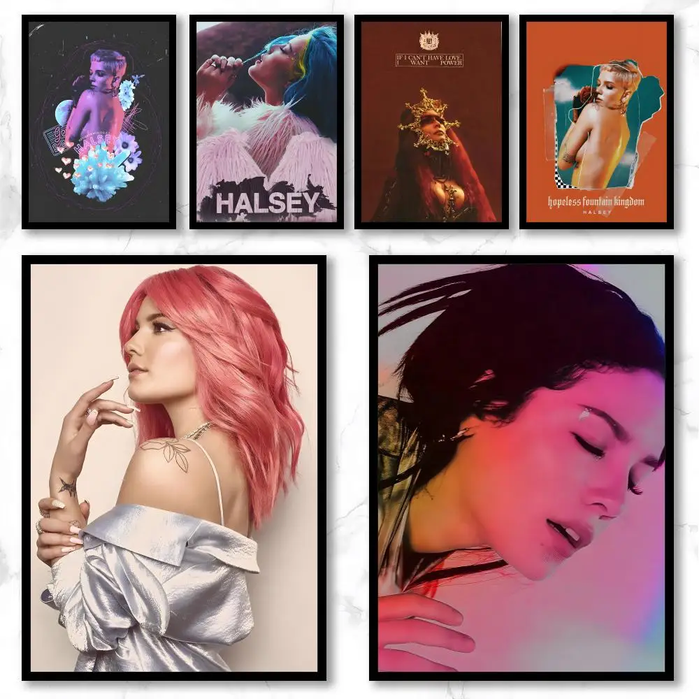 Singer H-Halsey Poster Graffiti Art Posters, Chic Wall Decor for Home, Studio, Office & Coffee Shop