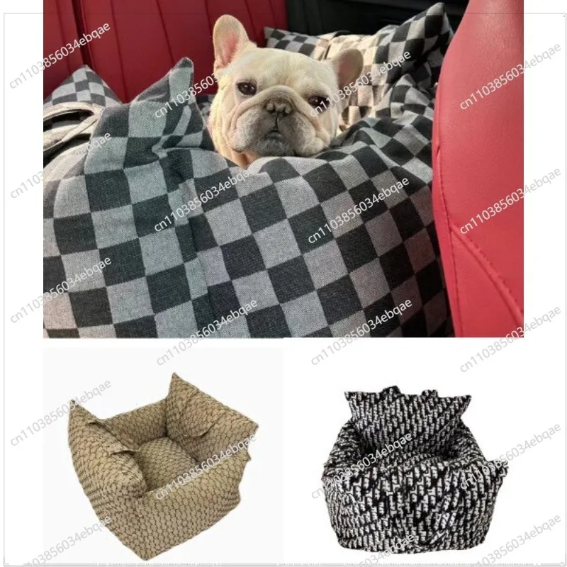 

For Car Nest Removable Pet Nest Teddy Schnauzer Pomeranian Chihuahua Cat Tide Brand Kennel