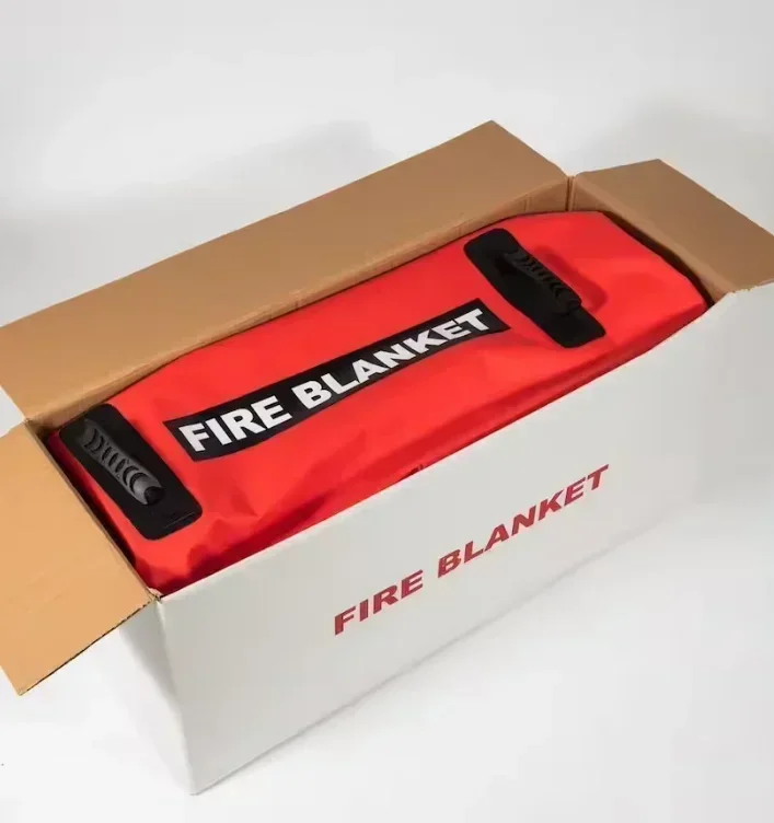 Power Banks & Power Station EV Vehicle fire blankets Non Toxic Fiberglass Flame Retardant Cover